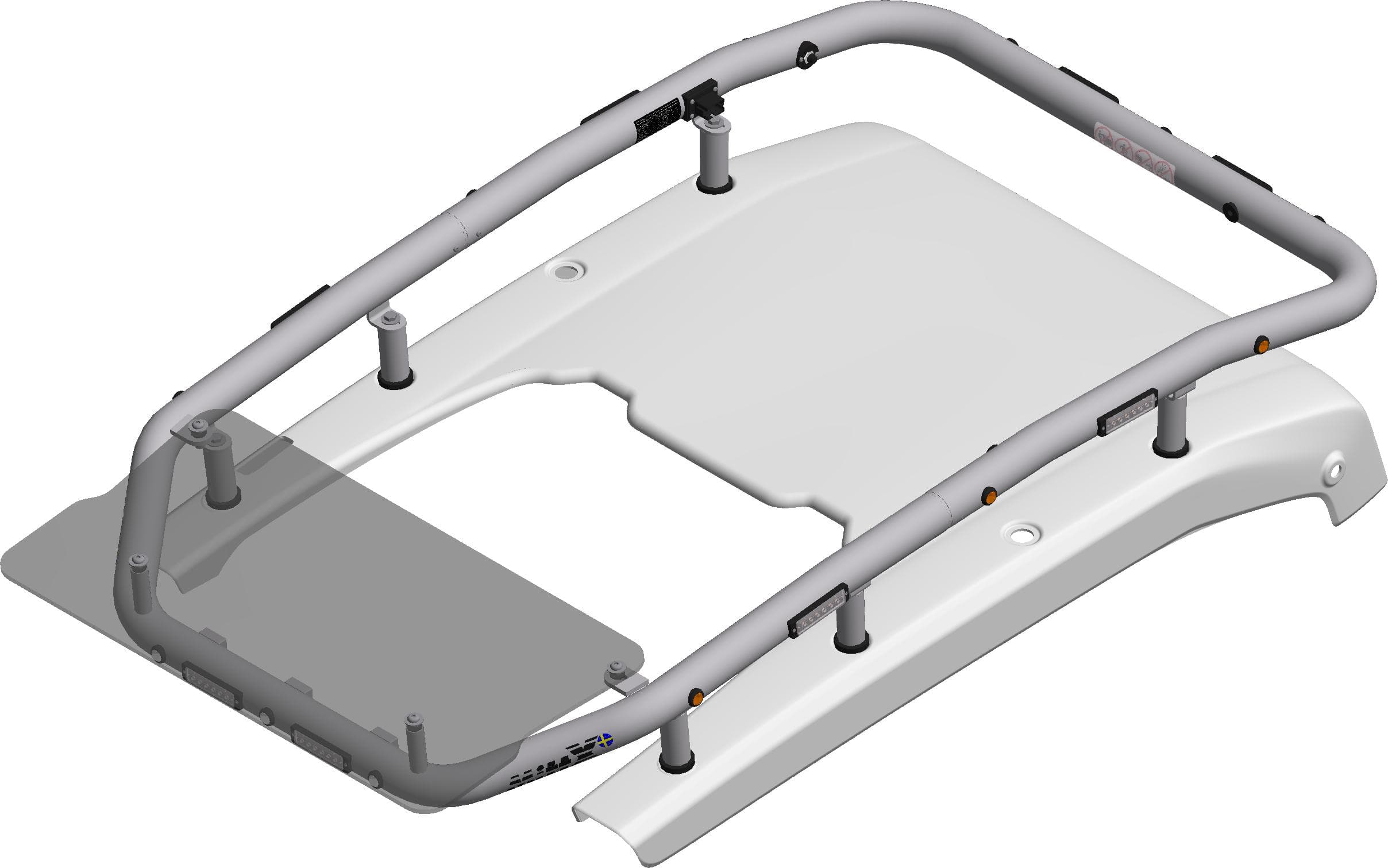 Roof bar package 2 RAIL