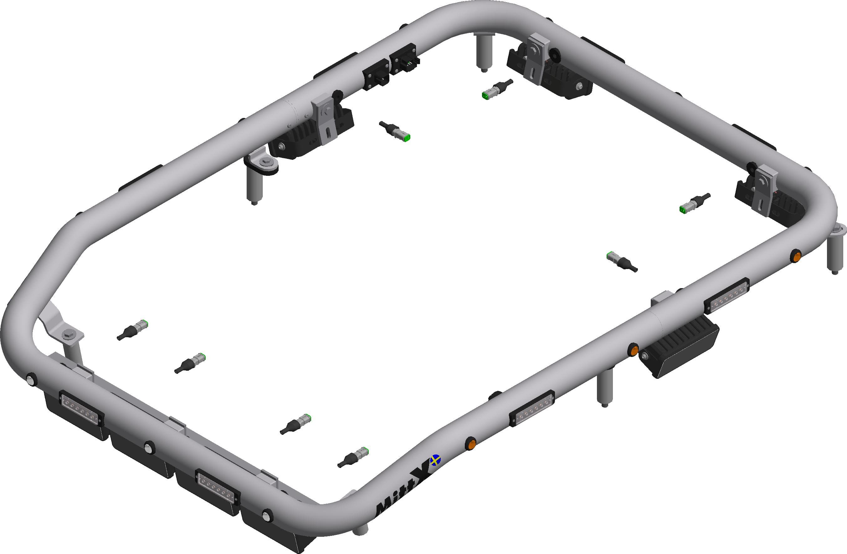 Roof bar package 2 RAIL